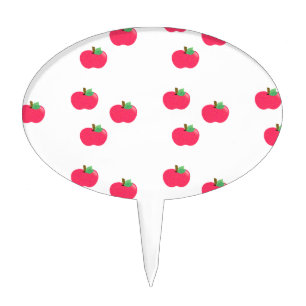 apple apples fruit food vine custom personalize cake topper