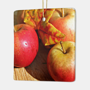 apple apples fruit food vine custom personalize ceramic ornament