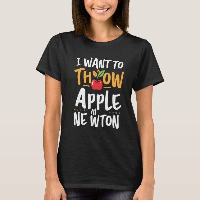 Apple at Newton T-Shirt (Front)