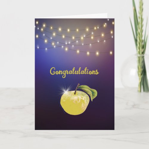 Apple Award for Teacher in Gold Card