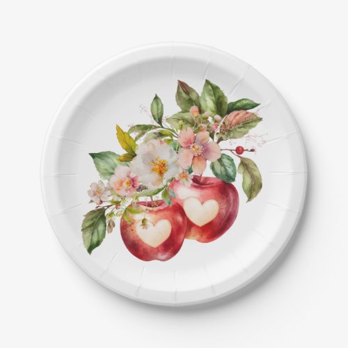 Apple Baby Shower Baby Shower Paper Plates