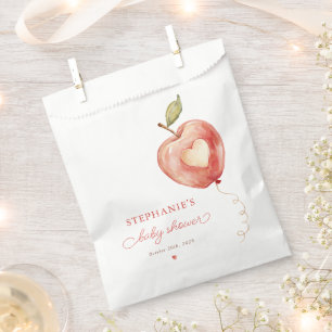 Apple Baby Shower Favor Bag