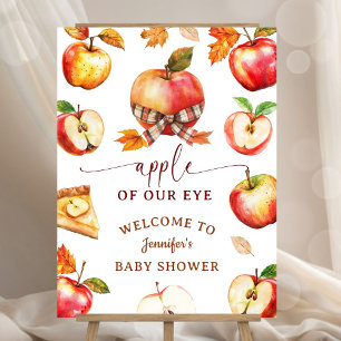 Apple Baby Shower Gender Neutral Welcome Sign