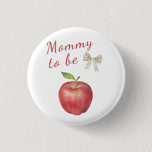 Apple Baby shower - Mommy to be Button