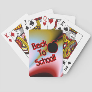 Apple & Back to School - Poker Cards