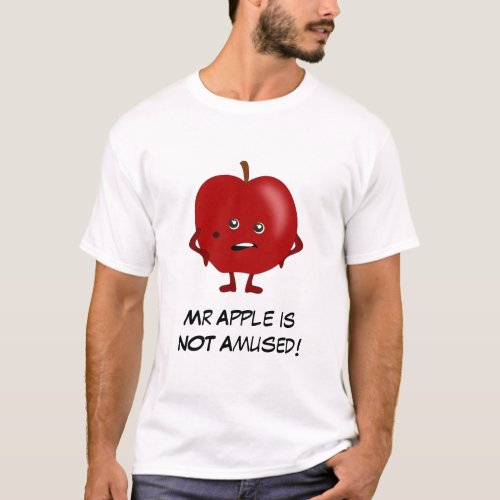 Apple Bad Fruit Gang with Customizable Slogan T_Shirt