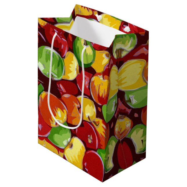 Apple Barrel Medium Gift Bag (Front Angled)