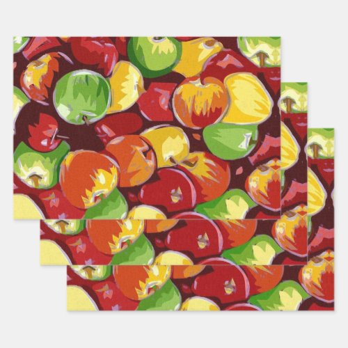 Apple Barrel Wrapping Paper Sheets
