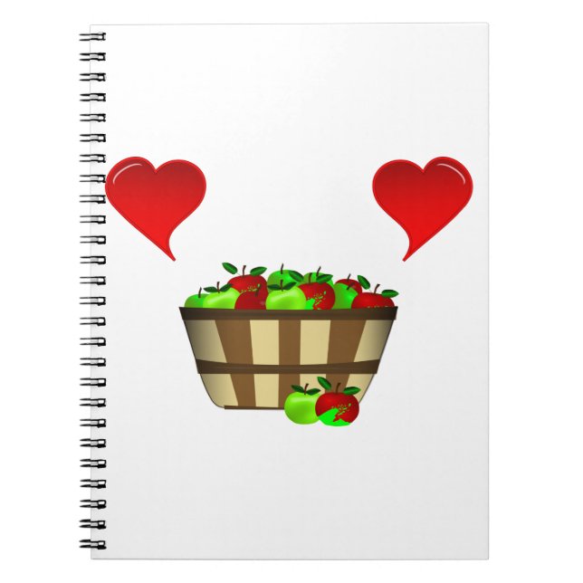 Apple Basket Love Notebook (Front)