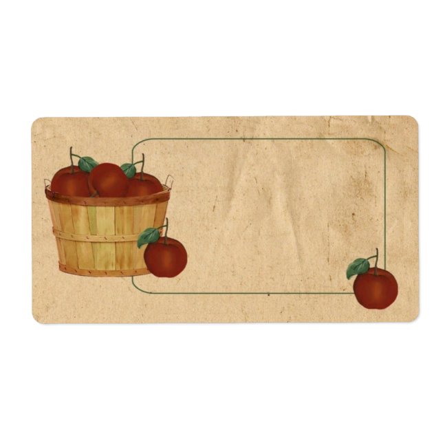 Apple Basket Product Labels (Front)