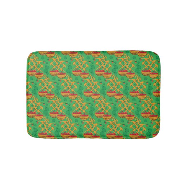 Apple Baskets II Bathroom Mat (Front)