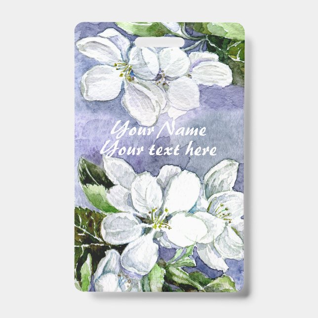 Apple blossom  badge (Front)