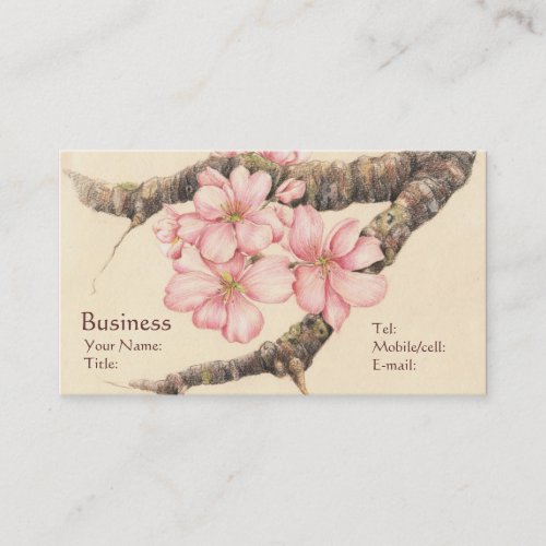 Apple Blossom Branch Business Card