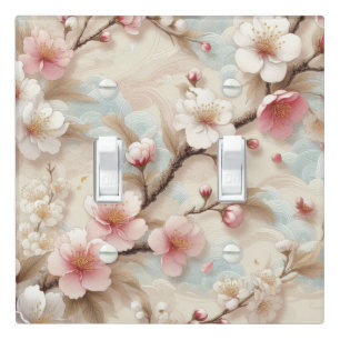Apple Blossom Branches Light Switch Cover