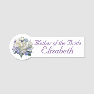 Apple Blossom Bridal Shower Name Tag