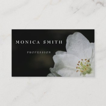 Apple Blossom Business Card by SeeingNature at Zazzle