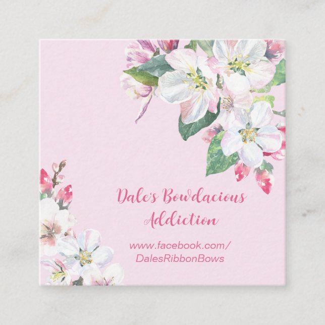 apple blossom Business Card (Front)