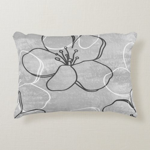 Apple Blossom Dream Abstract Ornament Accent Pillow