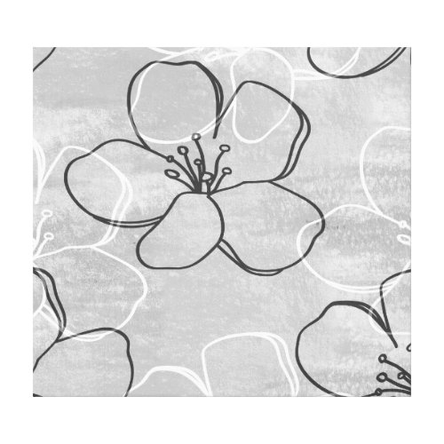 Apple Blossom Dream Abstract Ornament Canvas Print