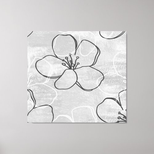 Apple Blossom Dream Abstract Ornament Canvas Print