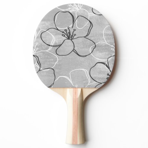 Apple Blossom Dream: Abstract Ornament Ping Pong Paddle