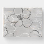 Apple Blossom Dream: Abstract Ornament Wooden Box Sign