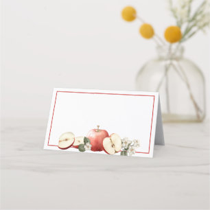 Apple Blossom Fall Baby Shower Place Card