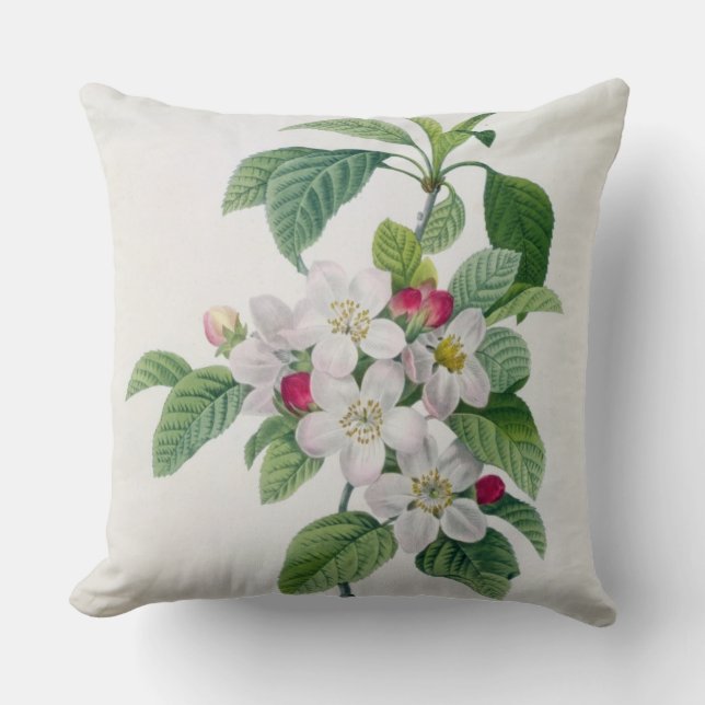 Apple Blossom, from 'Les Choix des Plus Belles Throw Pillow (Front)