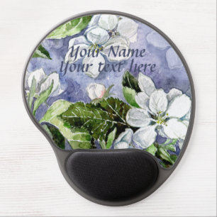 Apple blossom  gel mouse pad