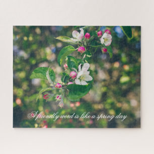 Apple blossom jigsaw puzzle