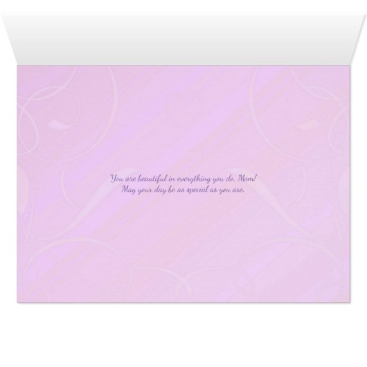 Apple Blossom Mother's Day Greeting Card - Buds (Inside Horizontal (Bottom))