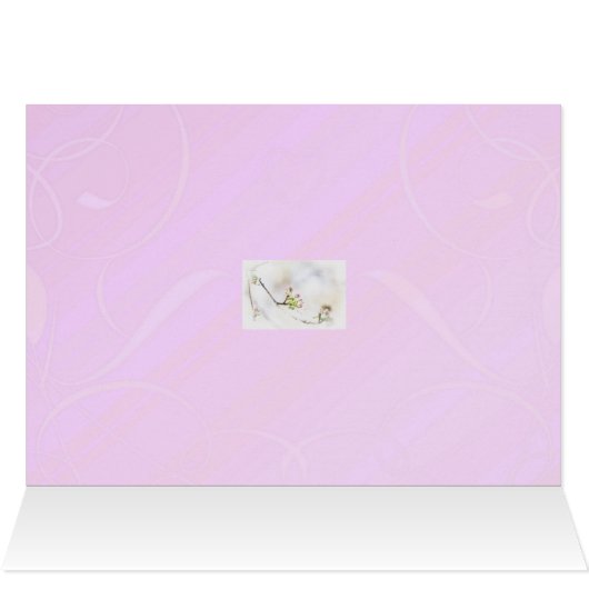 Apple Blossom Mother's Day Greeting Card - Buds (Inside Horizontal (Top))