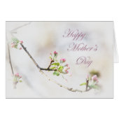 Apple Blossom Mother's Day Greeting Card - Buds (Front Horizontal)