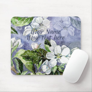 Apple blossom  mouse pad