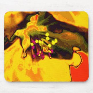 Apple blossom mouse pad