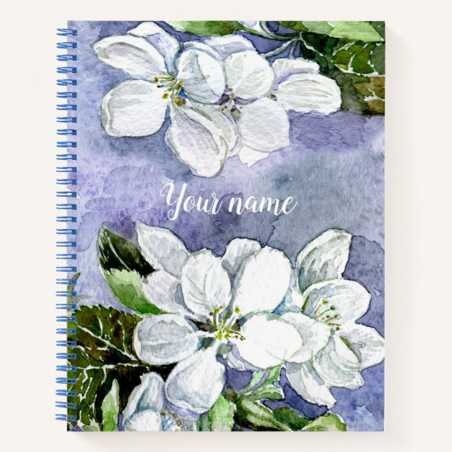 Apple blossom notebook (Front)