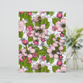 Apple blossom on white (Standing Front)