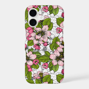 Apple blossom on white iPhone 17 case