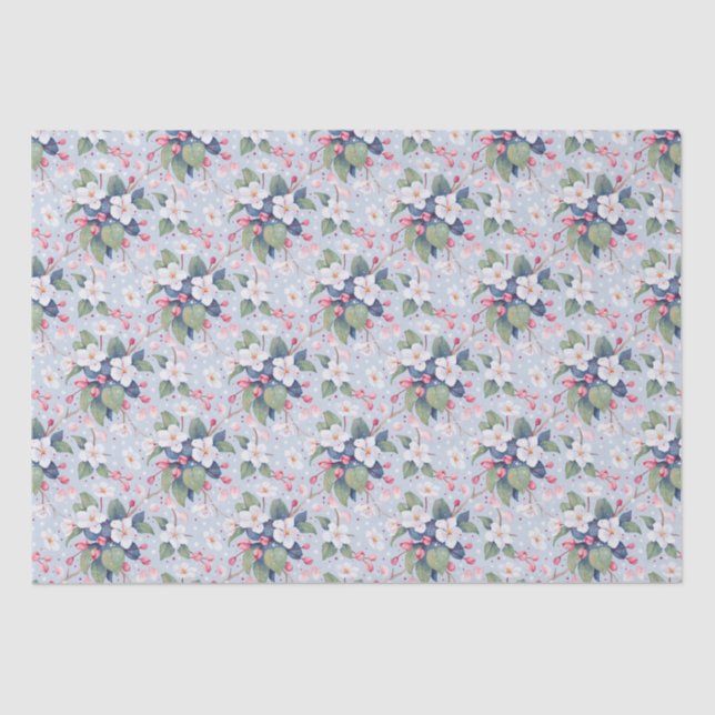 Apple Blossom (Oyster Bay) Tissue Paper (Front)