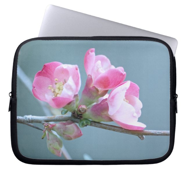 Apple Blossom #P0358 Laptop Sleeve (Front)