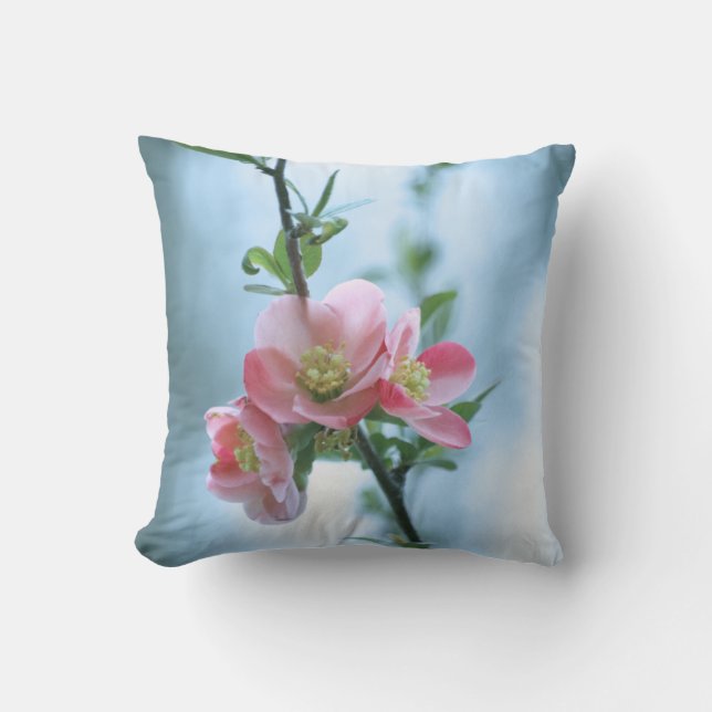 Apple Blossom #P0365 Throw Pillow (Front)
