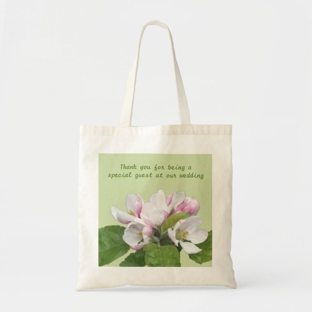 Apple blossom thank you bag (Front)