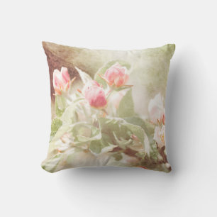 Apple Blossom Throw Pillow