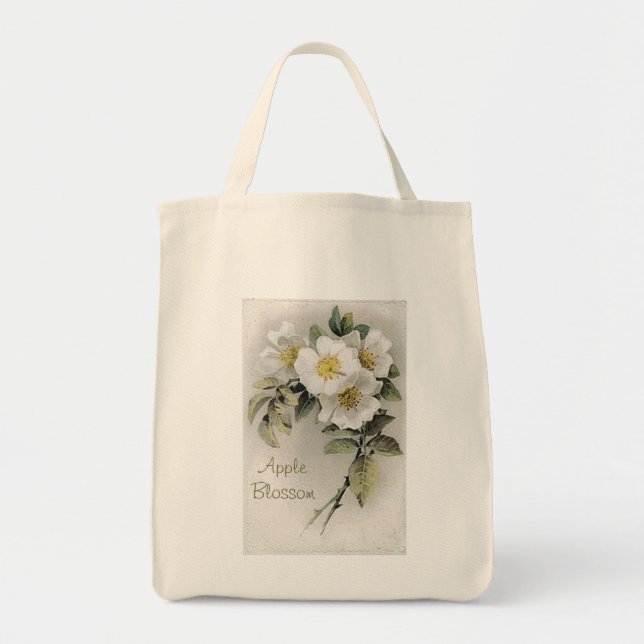 Apple Blossom Tote Bag (Front)