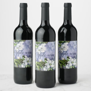 Apple blossom Wine Labe Label