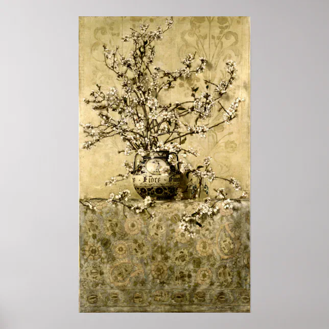 Apple Blossoms by Charles Caryl Coleman Poster | Zazzle