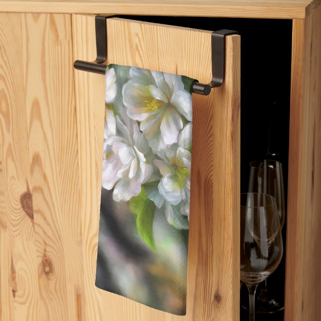 Apple Blossoms Kitchen Towel (Thirds Fold)