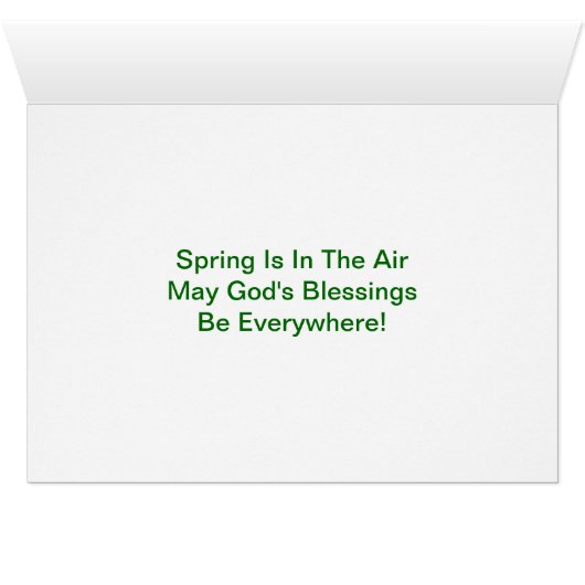 Apple Blossoms & Robin, Spring (Inside Horizontal (Bottom))