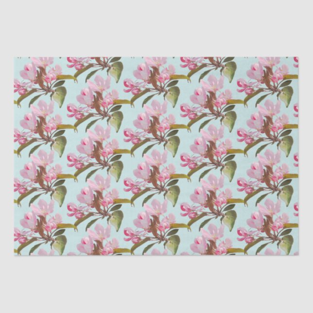 Apple blossoms tissue paper (Front)