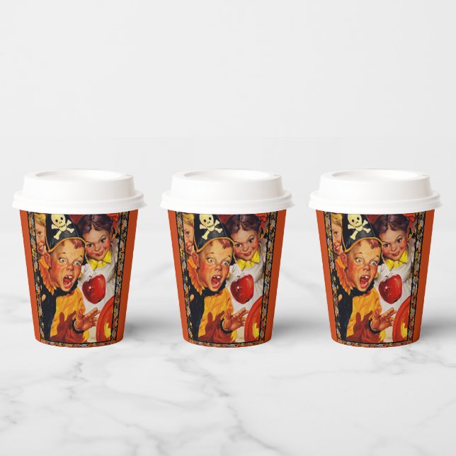 Apple Bobbing Dangers Paper Cups (Multi)